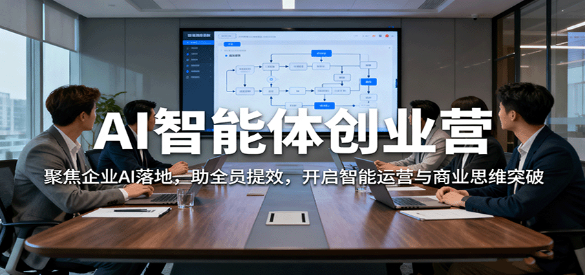 图片[1]-AI智能体创业营：聚焦企业AI落地，助全员提效，开启智能运营与商业思维突破-仙女副业网