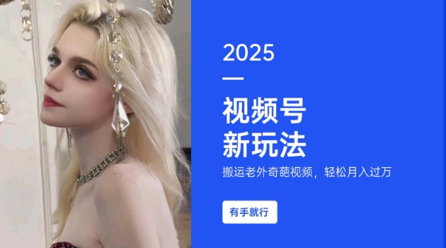 搬运老外奇葩视频，撸视频号分成计划收益，每天只需一小时，新手小白轻松月入过W-资源教程须哥