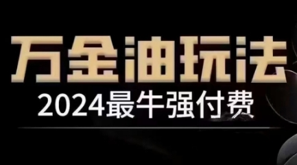 2024最牛强付费，万金油强付费玩法，干货满满，全程实操起飞(更新25年04月)-资源教程须哥