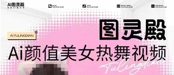 全网首发,原价988图灵殿AI颜值美女热舞视频,云端生图,轻松过原创-资源教程须哥