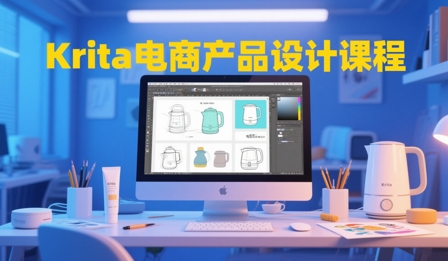 大梦老师·Krita电商产品设计课程-资源教程须哥