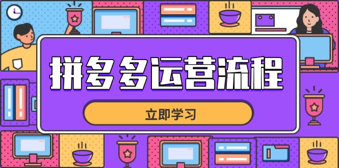 拼多多运营流程，从选品到流量，全链路运营技巧，助力店铺爆单-资源教程须哥