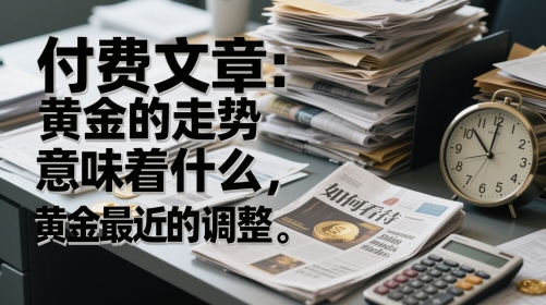 付费文章：黄金的走势意味着什么，如何看待黄金最近的调整-资源教程须哥