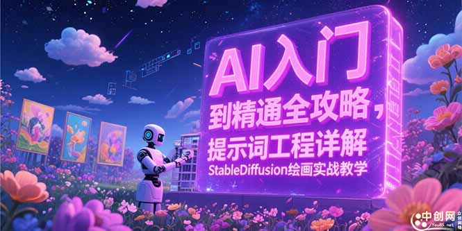 AI入门到精通全攻略，提示词工程详解，StableDiffusion绘画实战教学-资源教程须哥