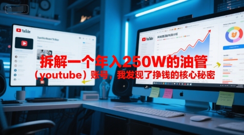 付费文章：拆解一个年入250W的油管(youtube)账号，我发现了挣钱的核心秘密-资源教程须哥
