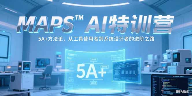 MAPSAI特训营，掌握 5A+方法论，从工具使用者到系统设计者的进阶之路-资源教程须哥