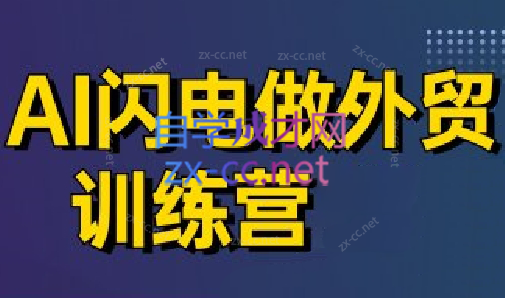 大卫·AI闪电做外贸训练营(更新7月)-资源教程须哥