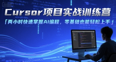 Cursor项目实战训练营，两小时快速掌握AI编程，零基础也能轻松上手-资源教程须哥