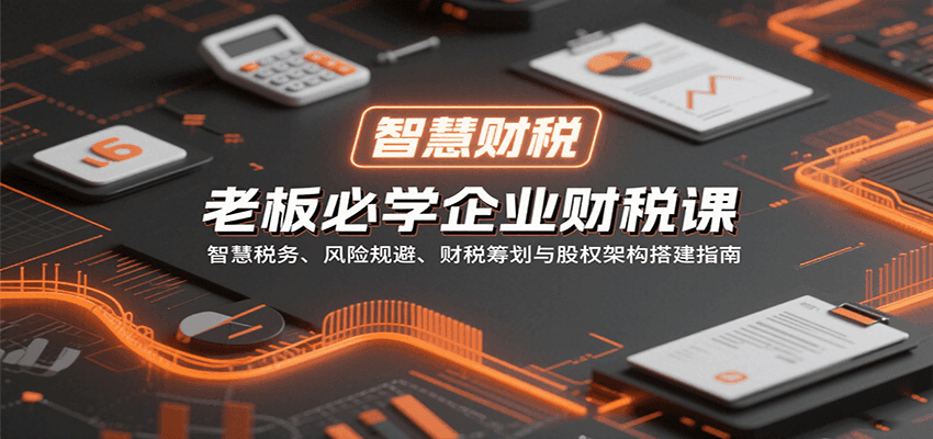 老板必学企业财税课：智慧税务、风险规避、财税筹划与股权架构搭建指南-资源教程须哥