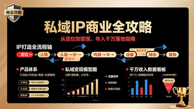 私域IP商业全攻略，从定位到变现，年入千万落地指南-资源教程须哥