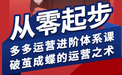 海神·拼多多运营进阶系统课(更新8月)-资源教程须哥
