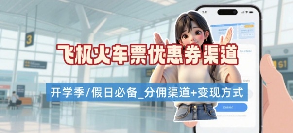 学生党必看！机票火车票优惠券申请渠道 + 项目打法，开学季节日速存-资源教程须哥
