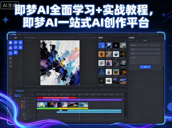 即梦AI全面学习+实战教程，即梦AI一站式AI创作平台-资源教程须哥