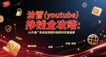 油管(youtube)挣钱全攻略：从开通广告收益到国内收款的实操指南(更新)-资源教程须哥