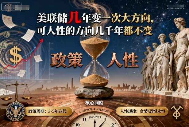 付费文章：美联储几年变一次大方向，可人性的方向几千年都不变-资源教程须哥