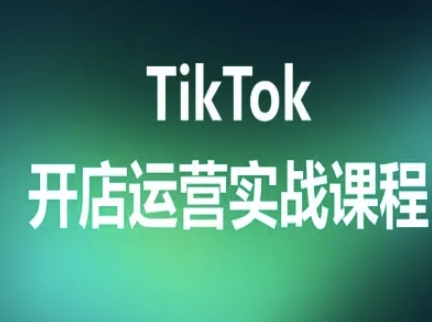 TikTok开店运营实战课程，TK跨境电商实操全流程-资源教程须哥