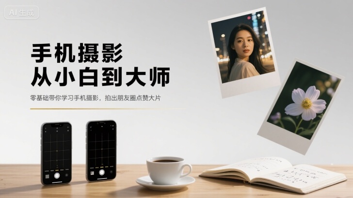 手机摄影从小白到大师，零基础带你学习手机摄影，拍出朋友圈点赞大片-资源教程须哥