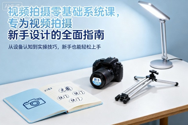 视频拍摄零基础系统课，专为视频拍摄新手设计的全面指南-资源教程须哥