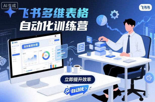 飞书多维表格自动化训练营，手把手教你告别重复处理，用多维表格开启高效办公新模式-资源教程须哥