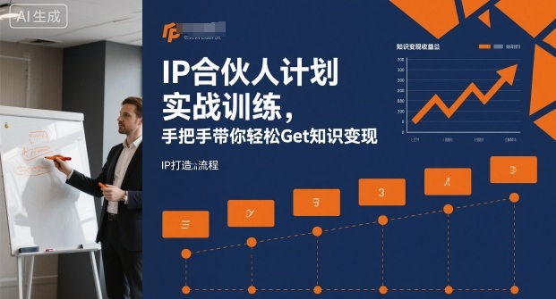 IP合伙人计划实战训练，手把手带你轻松Get知识变现-资源教程须哥