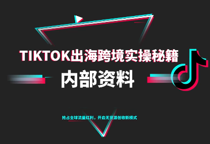 TikTok跨境电商0-1搭建运营(更新10月)-资源教程须哥