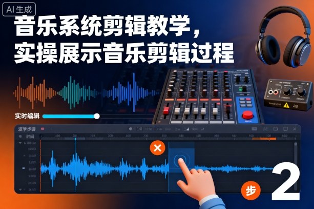 音乐系统剪辑教学，实操展示音乐剪辑过程-资源教程须哥