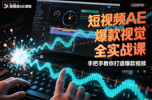 短视频AE爆款视觉全实战课，手把手教你打造爆款视频-资源教程须哥