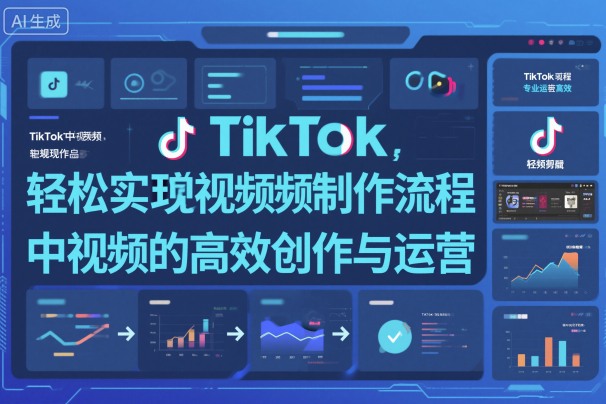 TikTok中视频制做流程，轻松实现Tk中视频的高效创作与运营-资源教程须哥
