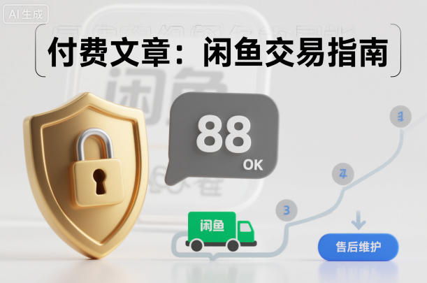 付费文章：闲鱼交易指南，怎么才能降低被坑被马扁的概率-资源教程须哥