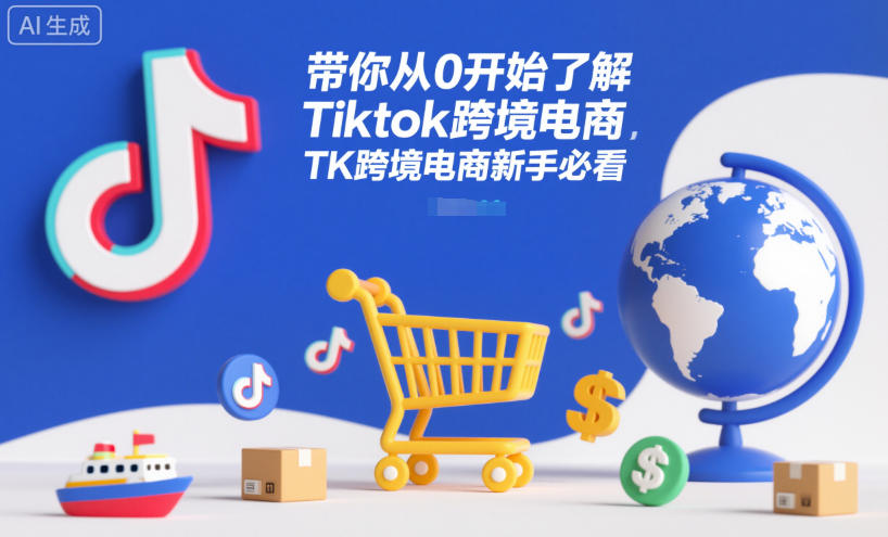 带你从0开始了解Tiktok跨境电商，TK跨境电商新手必看-资源教程须哥