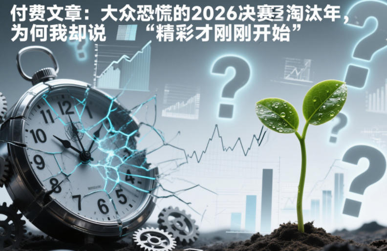 付费文章：大众恐慌的2026决赛淘汰年，为何我却说“精彩才刚刚开始”？-资源教程须哥