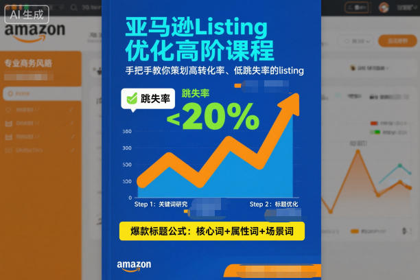 亚马逊Listing优化高阶课程，手把手教你策划高转化率、低跳失率的listing-资源教程须哥