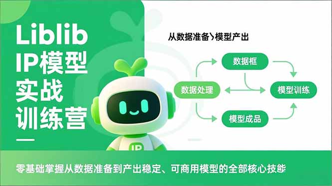 Liblib IP模型实战训练营，零基础掌握从数据准备到产出稳定、可商用模型的全部核心技能-资源教程须哥
