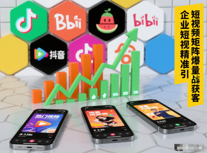 企业短视频精准引流矩阵获客，短视频矩阵爆量战法-资源教程须哥