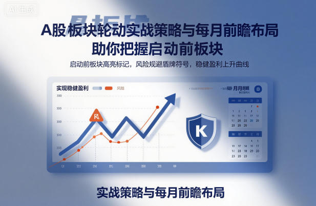 A股板块轮动实战策略与每月前瞻布局，助你把握启动前板块，规避风险，实现稳健盈利-资源教程须哥
