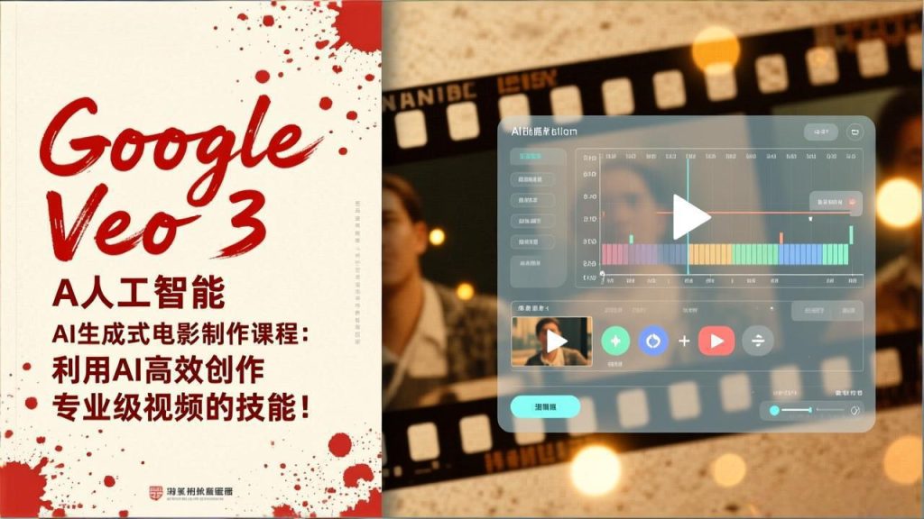 Google Veo 3人工智能AI生成式电影制作课程：利用AI高效创作专业级视频的技能！-资源教程须哥