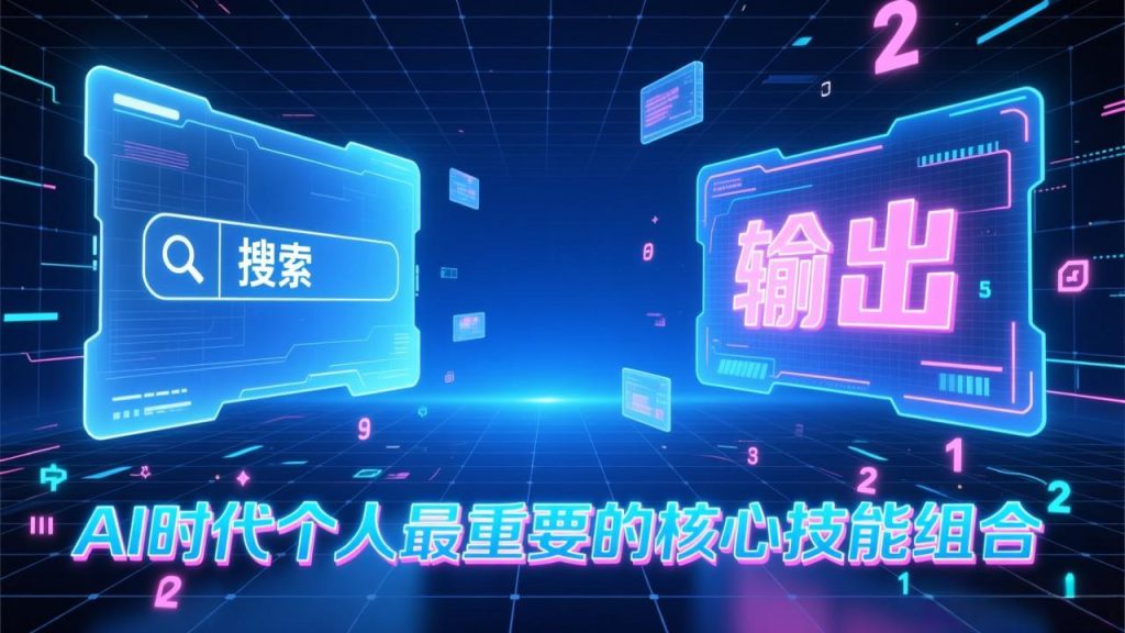 付费文章：AI时代个人最重要的核心技能组合：“输出能力”和“搜索能力”-资源教程须哥
