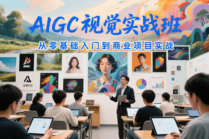 AIGC视觉实战班，从零基础入门到商业项目实战-资源教程须哥