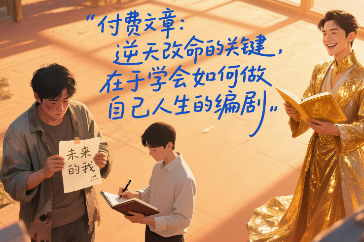 付费文章：逆天改命的关键，在于学会如何做自己人生的编剧-资源教程须哥