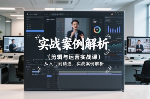 剪辑与运营实战课，从入门到精通，实战案例解析(更新2026)-资源教程须哥