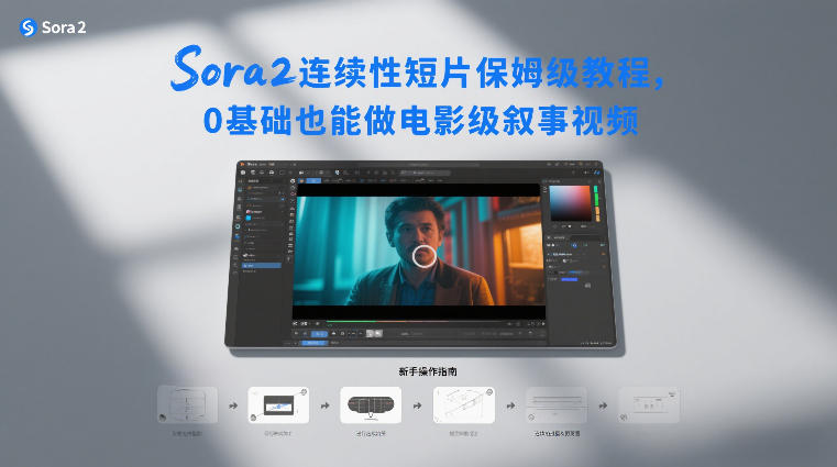 Sora2连续性短片保姆级教程，0基础也能做电影级叙事视频-资源教程须哥