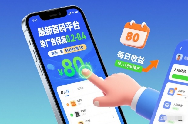 最新首码平台，单广告保底0.2-0.4，单机一天轻松撸80，早入场早賺米【揭秘】-资源教程须哥