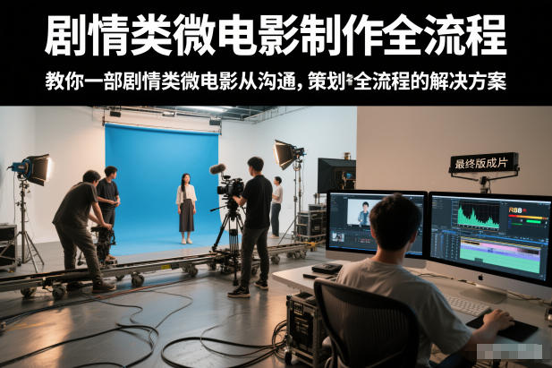 剧情类微电影制作全流程，教你一部剧情类微电影从沟通，策划到拍摄制作全流程的解决方案-资源教程须哥