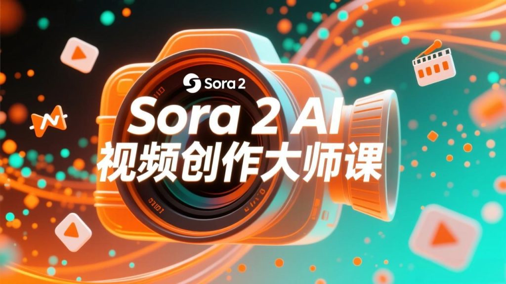 如何利用Sora 2创建流行AI人工智能视频大师班教程：掌握创作全流程，产出百万播放内容-资源教程须哥