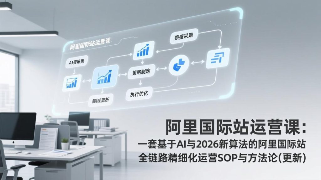阿里国际站运营课：一套基于AI与2026新算法的阿里国际站全链路精细化运营SOP与方法论(更新-资源教程须哥