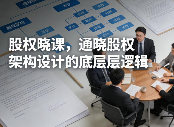 股权晓课，通晓股权架构设计的底层逻辑-资源教程须哥