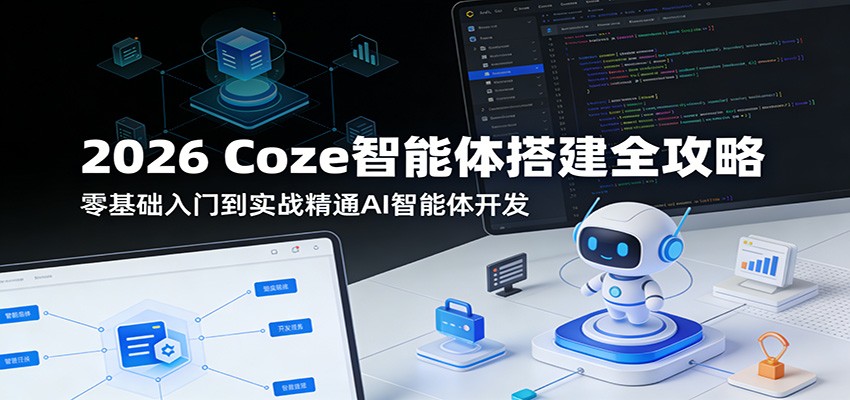 2026 Coze智能体搭建全攻略：零基础入门到实战精通AI智能体开发-资源教程须哥