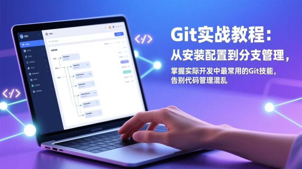 Git实战教程：从安装配置到分支管理，掌握实际开发中最常用的Git技能，告别代码管理混乱-资源教程须哥