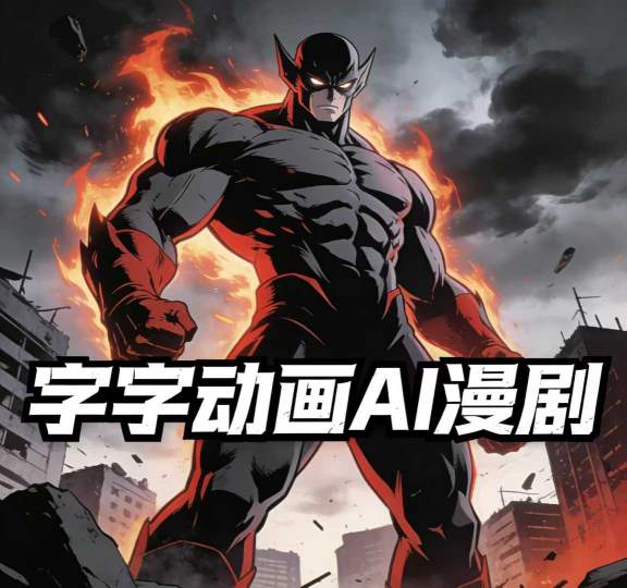 字字动画AI漫剧2026年第1期系统课程，小白看完就能学会实操的漫剧课，单人月收1-3W-资源教程须哥