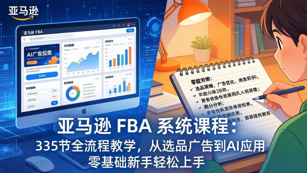 亚马逊 FBA 系统课程(更新26年3月-资源教程须哥